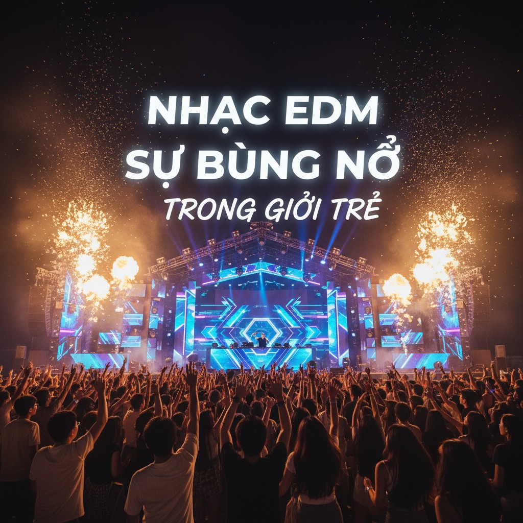 Nhạc hội EDM với các bạn trẻ